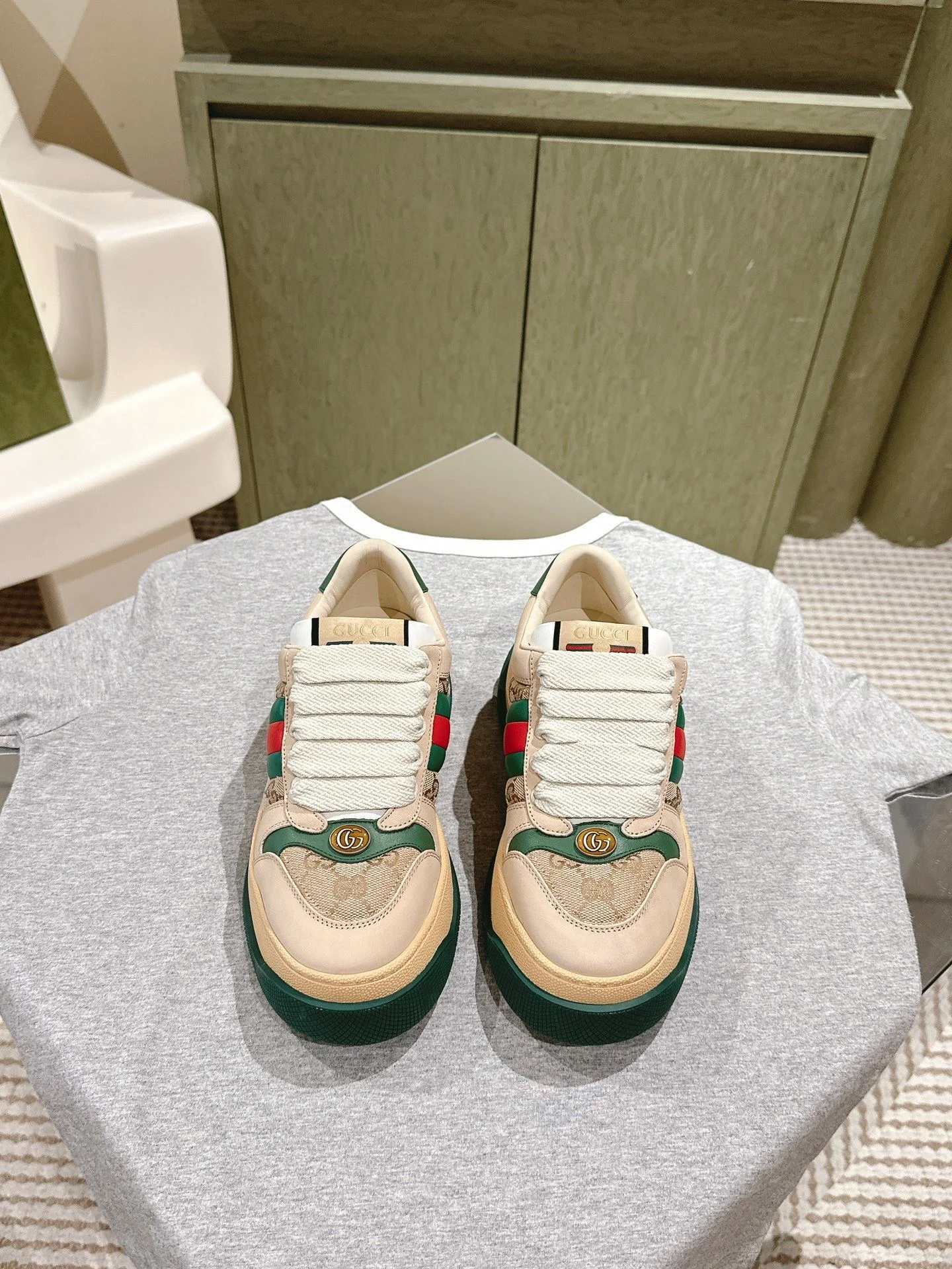 Gucci Screener Shoes WrinkleFree 24338