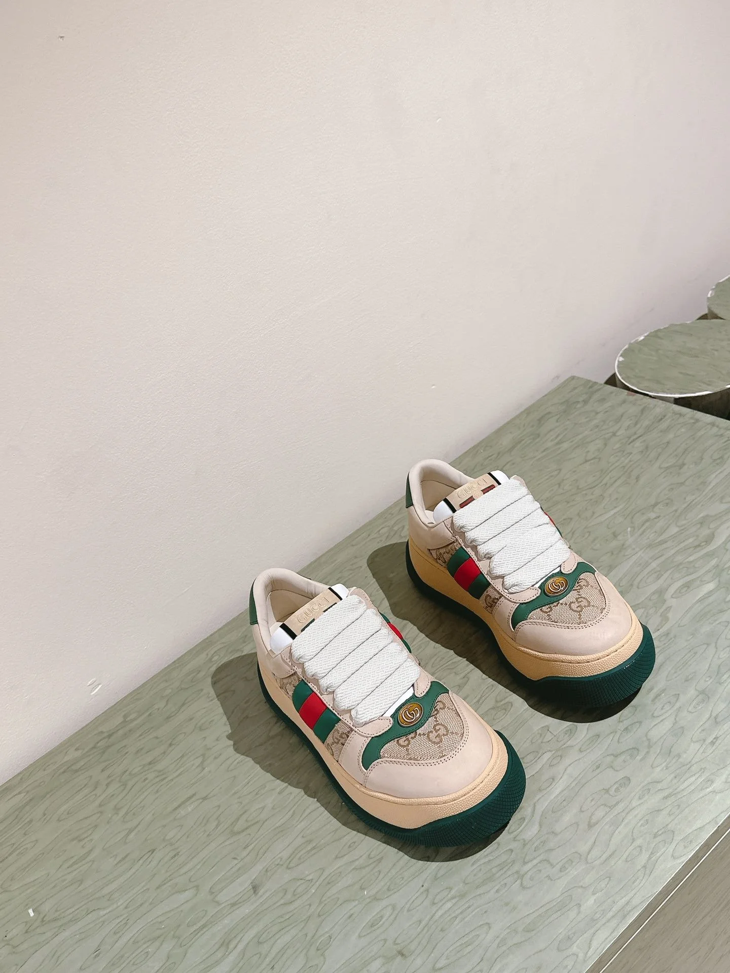 Gucci Screener Shoes WrinkleFree 24338