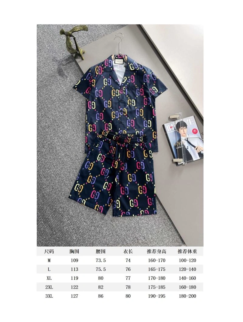Gucci Short Suits MoistureWicking 128513