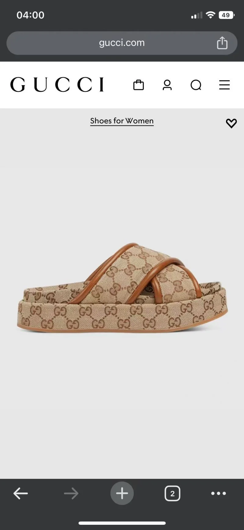 Gucci Slippers Durable 24645