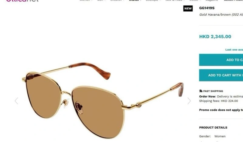 Sustainable Gucci Sunglasses 280044