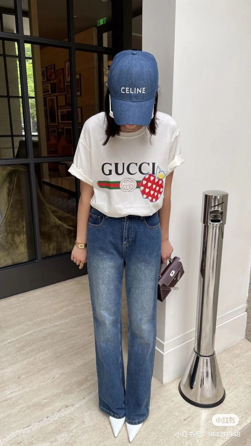 Gucci T-Shirts Breathable 128245