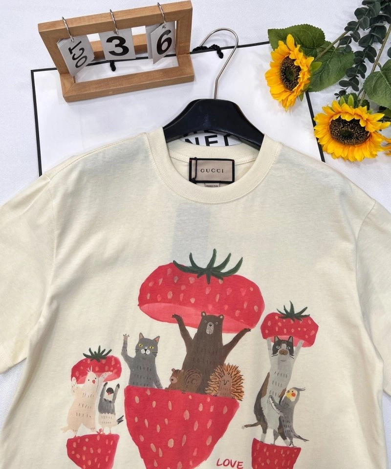 Gucci T-Shirts Stretchable 124256