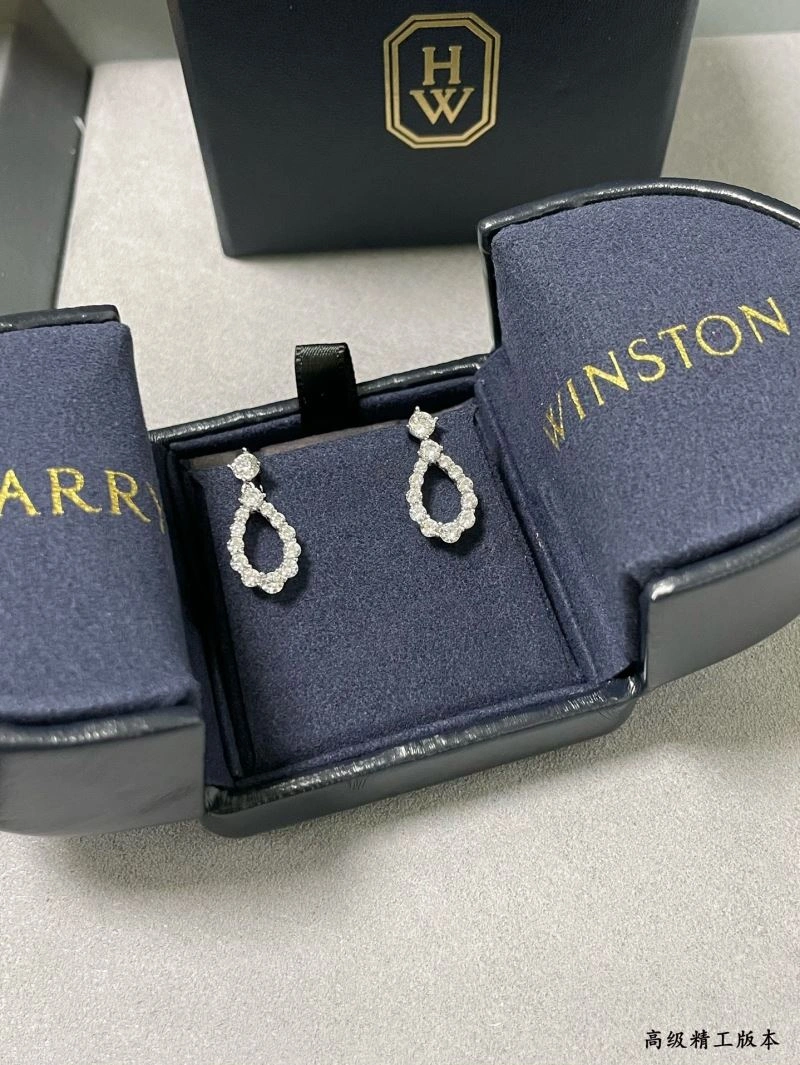 Harry Winston Earrings Unique 211970