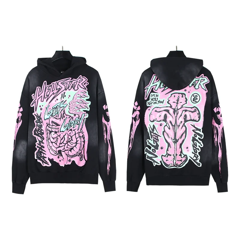Bright Hellstar Hoodies 164609