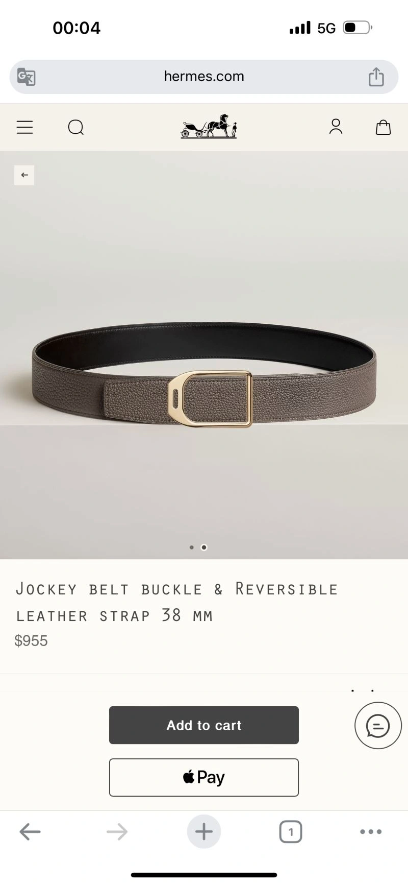 Hermes Belts StreetReady 296603