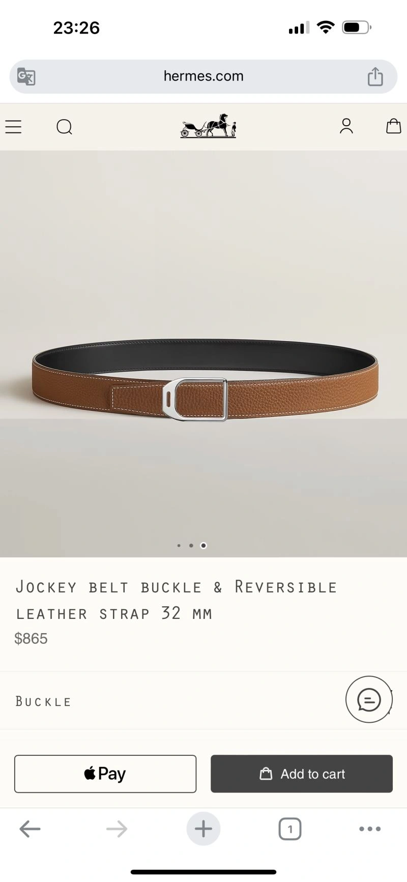 Hermes Belts TimelessDesign 296517