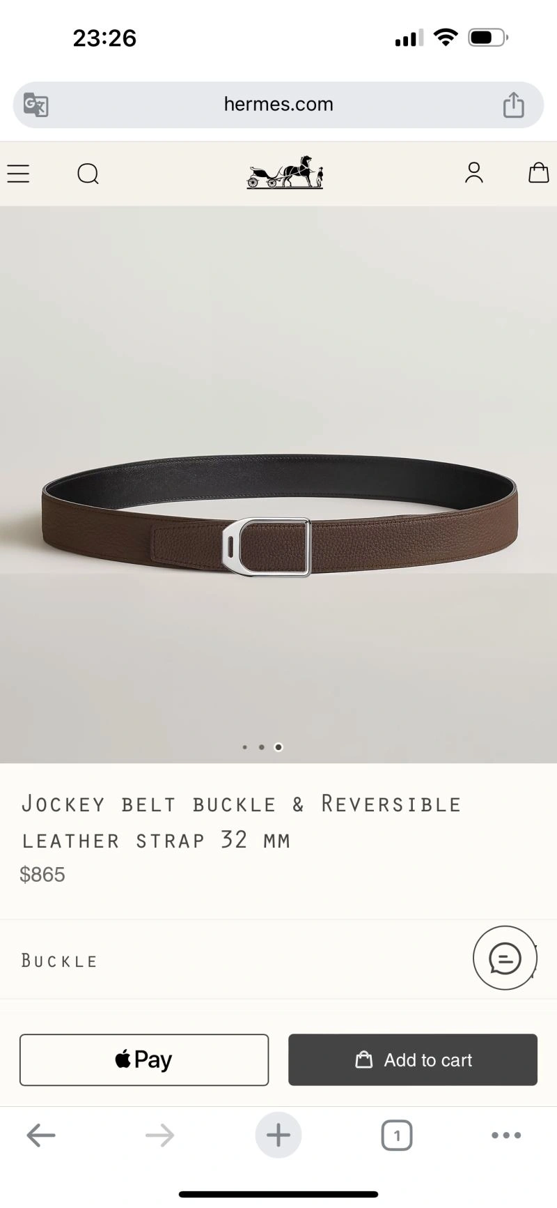QuickDry Hermes Belts 296488