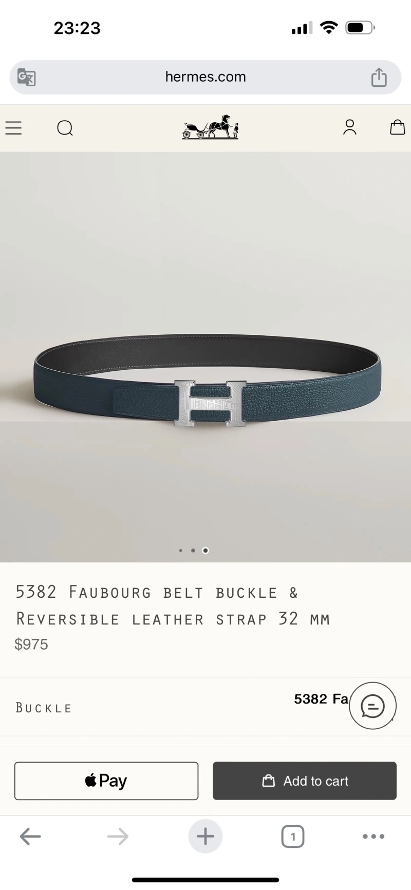 RelaxedFit Hermes Belts 294029