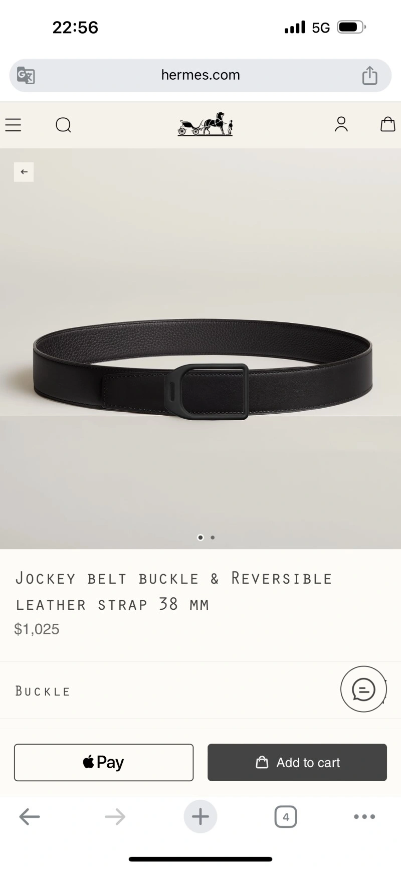 Hermes Belts WrinkleFree 294050
