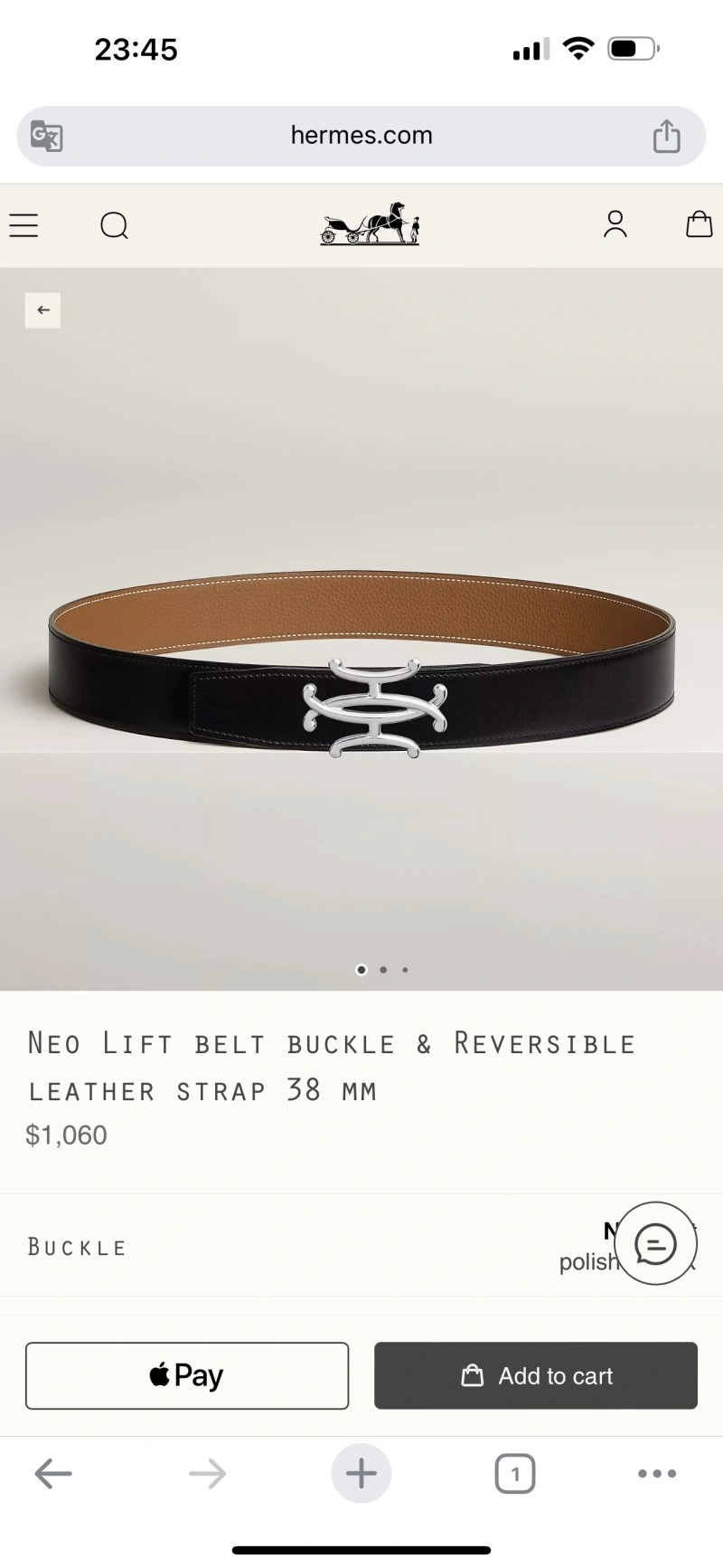 OdorResistant Hermes Belts 294019