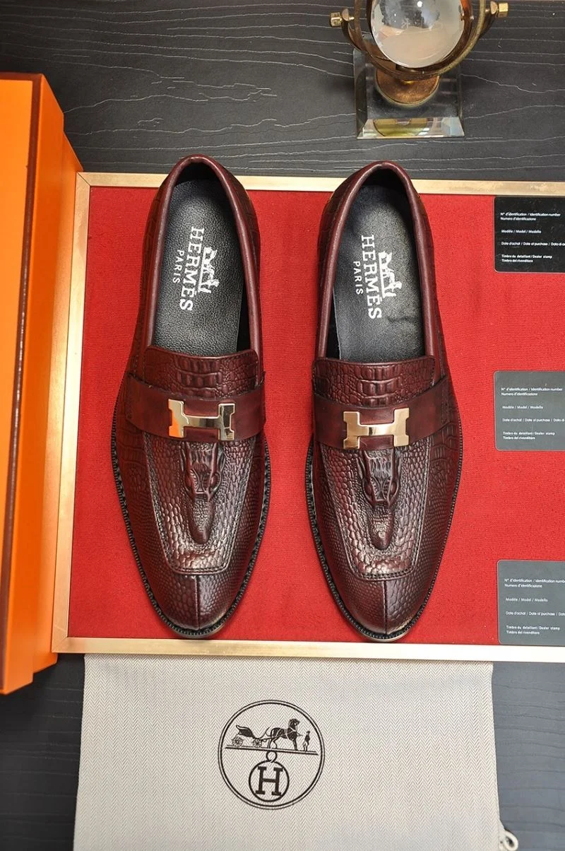 SmoothTexture Hermes Business Shoes 28013