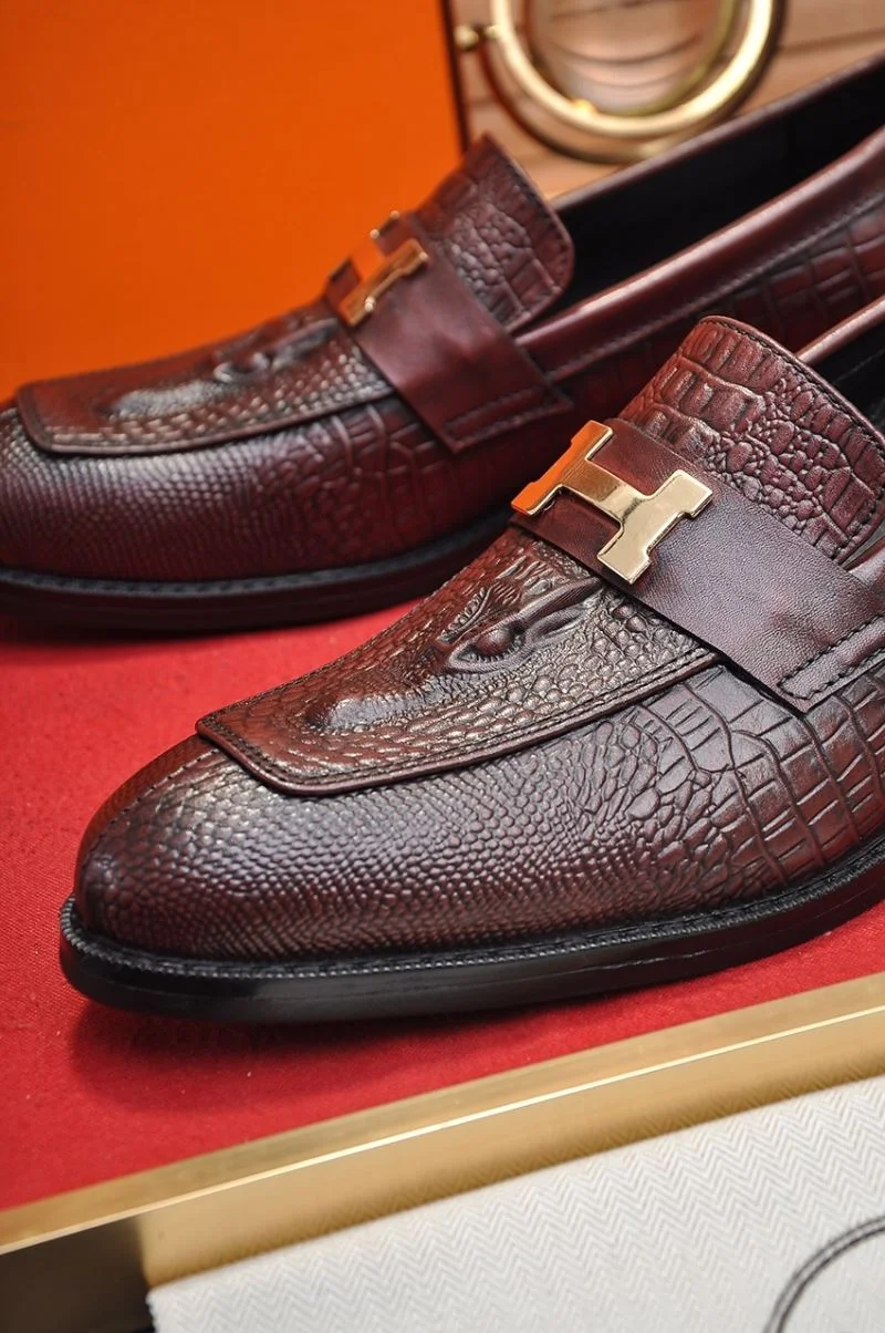 SmoothTexture Hermes Business Shoes 28013