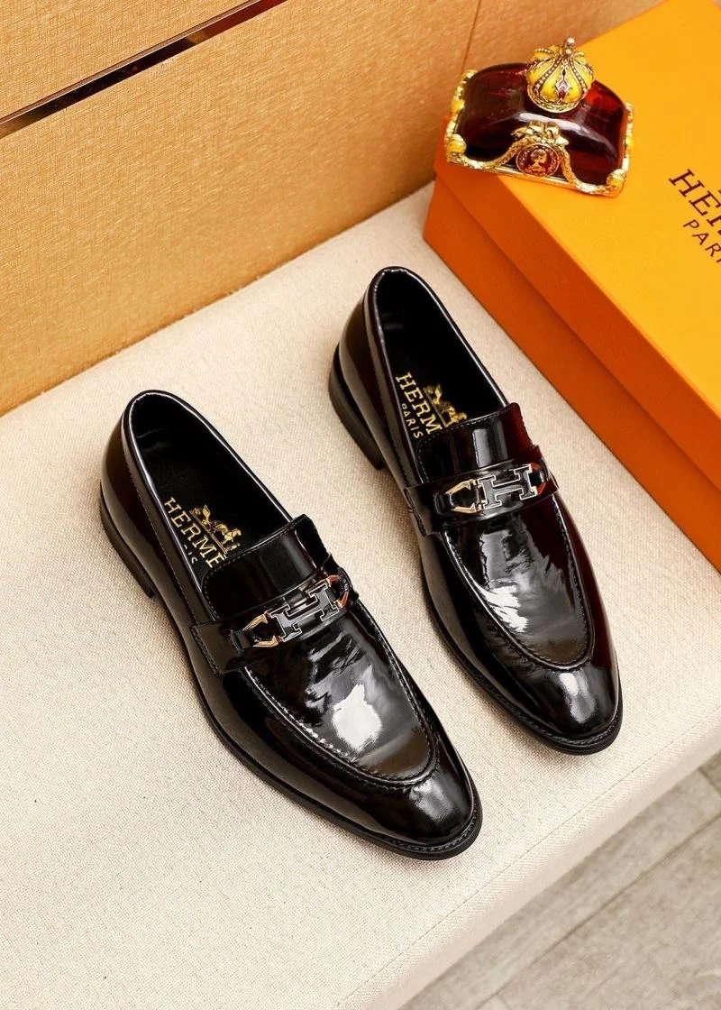 Hermes Business Shoes Sleek 27982