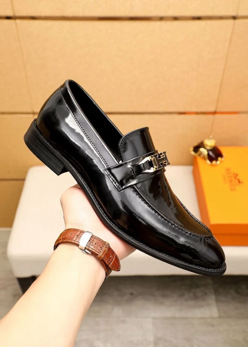 Hermes Business Shoes Sleek 27982