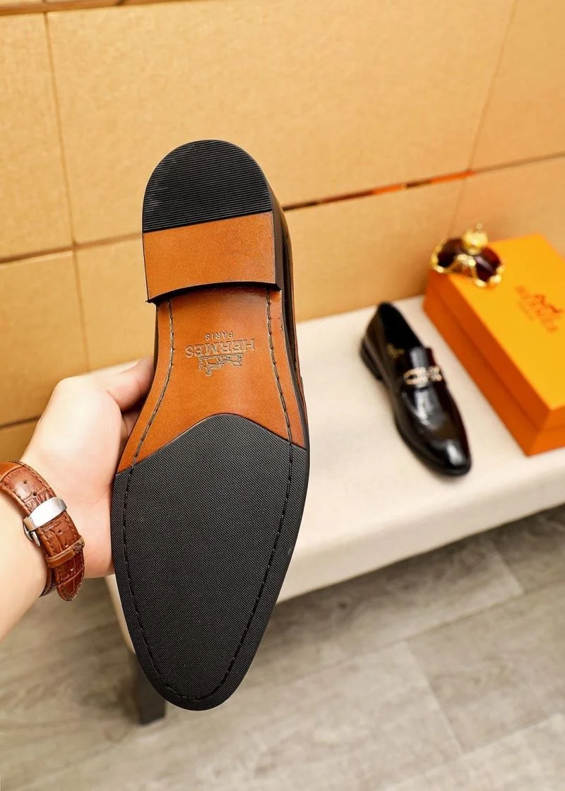 Hermes Business Shoes Sleek 27982