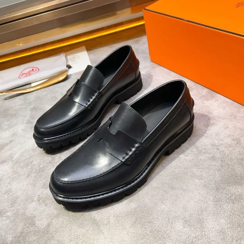 Hermes Business Shoes Stylish 27950