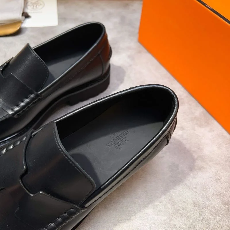 Hermes Business Shoes Stylish 27950