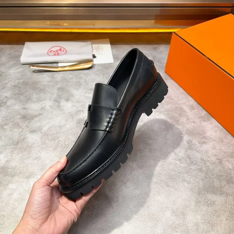 Hermes Business Shoes Stylish 27950