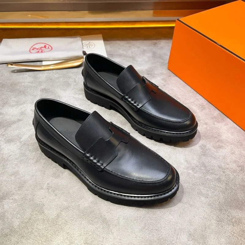 Hermes Business Shoes Stylish 27950
