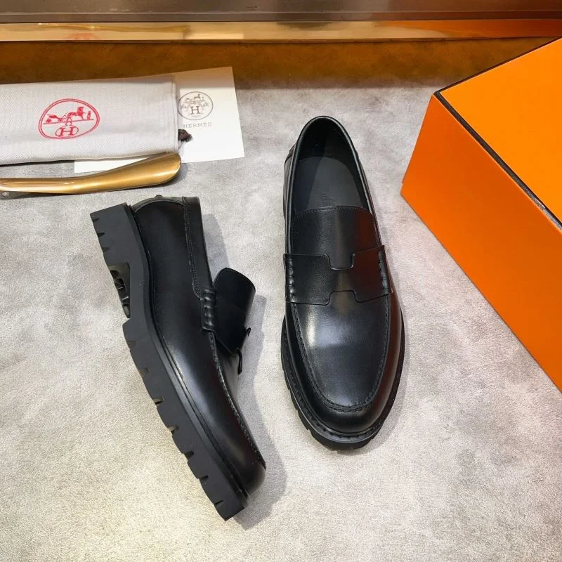 Hermes Business Shoes Stylish 27950