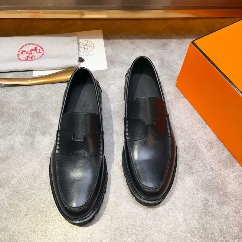 Hermes Business Shoes Stylish 27950
