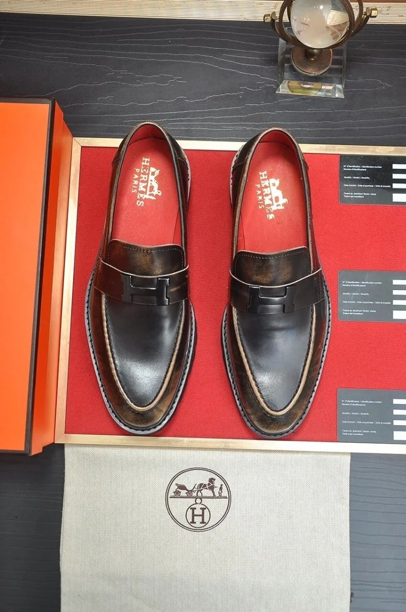 Hermes Business Shoes WaterResistant 27942