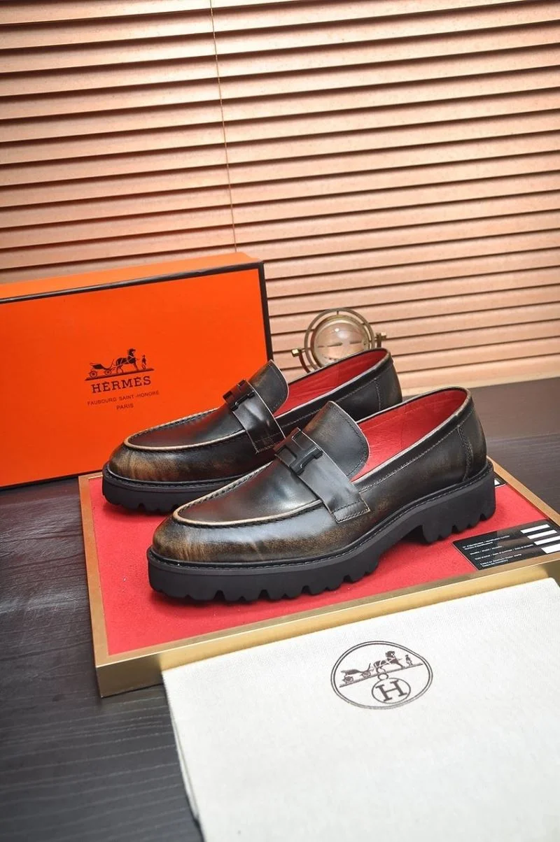 Hermes Business Shoes WaterResistant 27942
