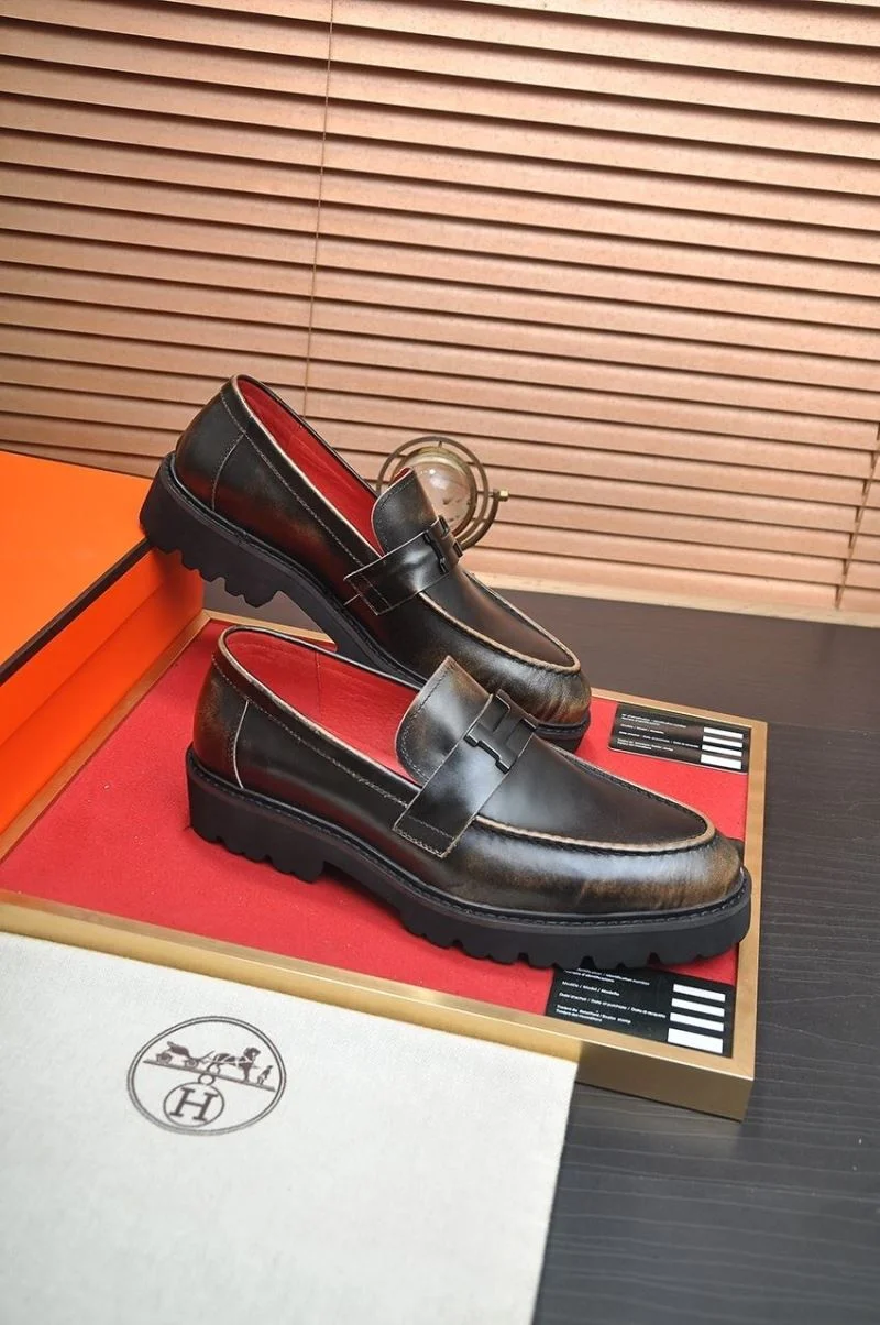 Hermes Business Shoes WaterResistant 27942