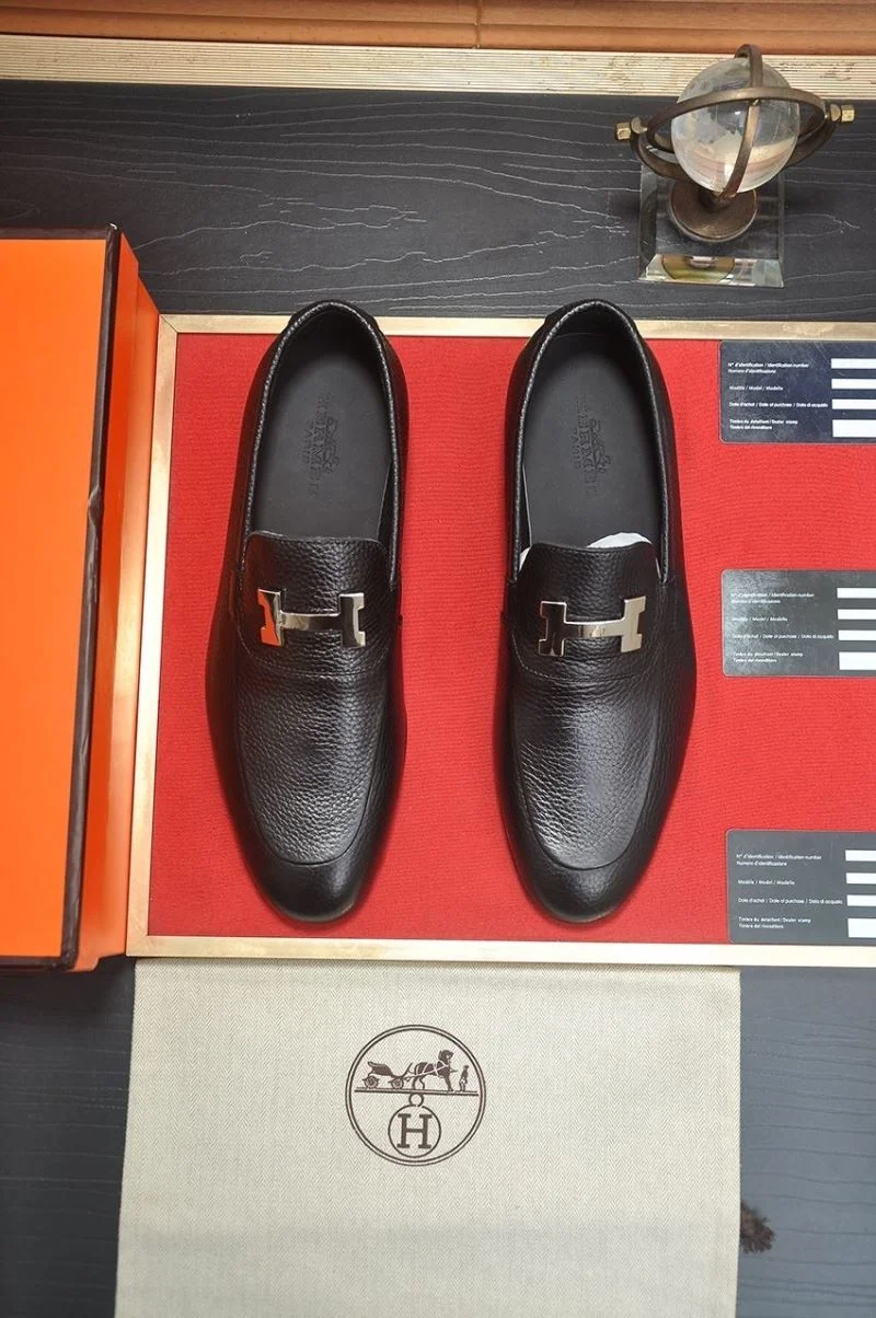 Bright Hermes Business Shoes 27953