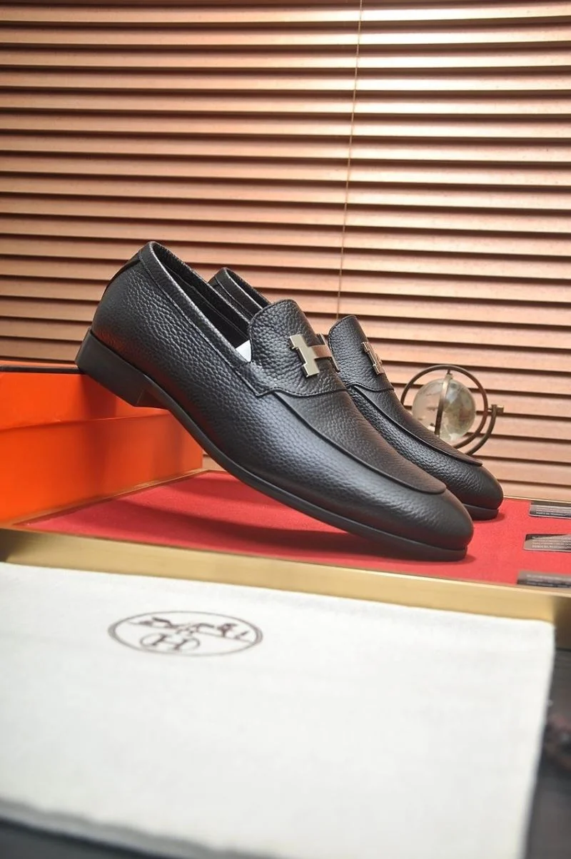 Bright Hermes Business Shoes 27953