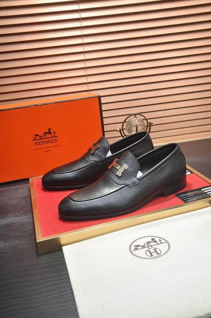 Bright Hermes Business Shoes 27953