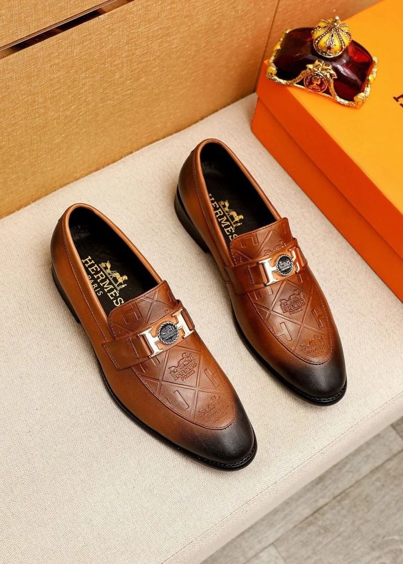 Hermes Business Shoes Stretchable 27948