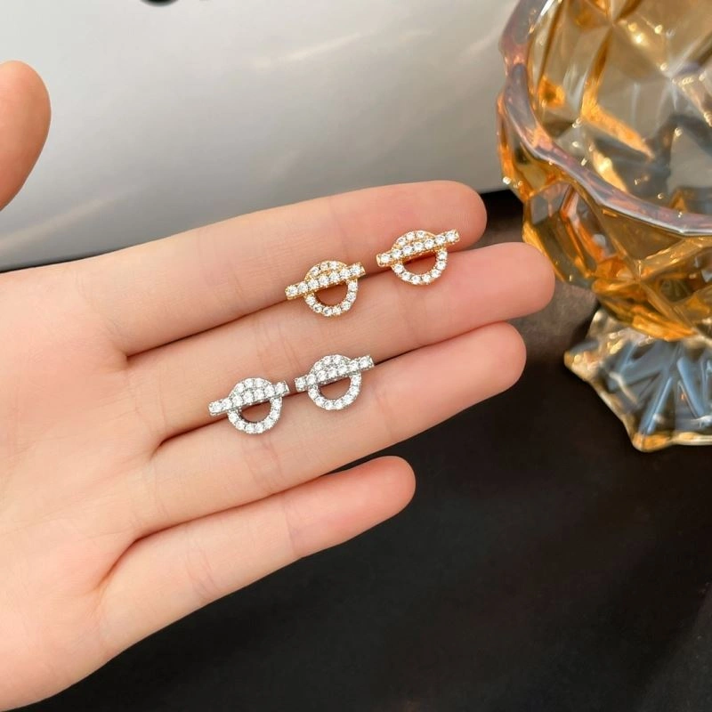 Hermes Earrings Lightweight 247443