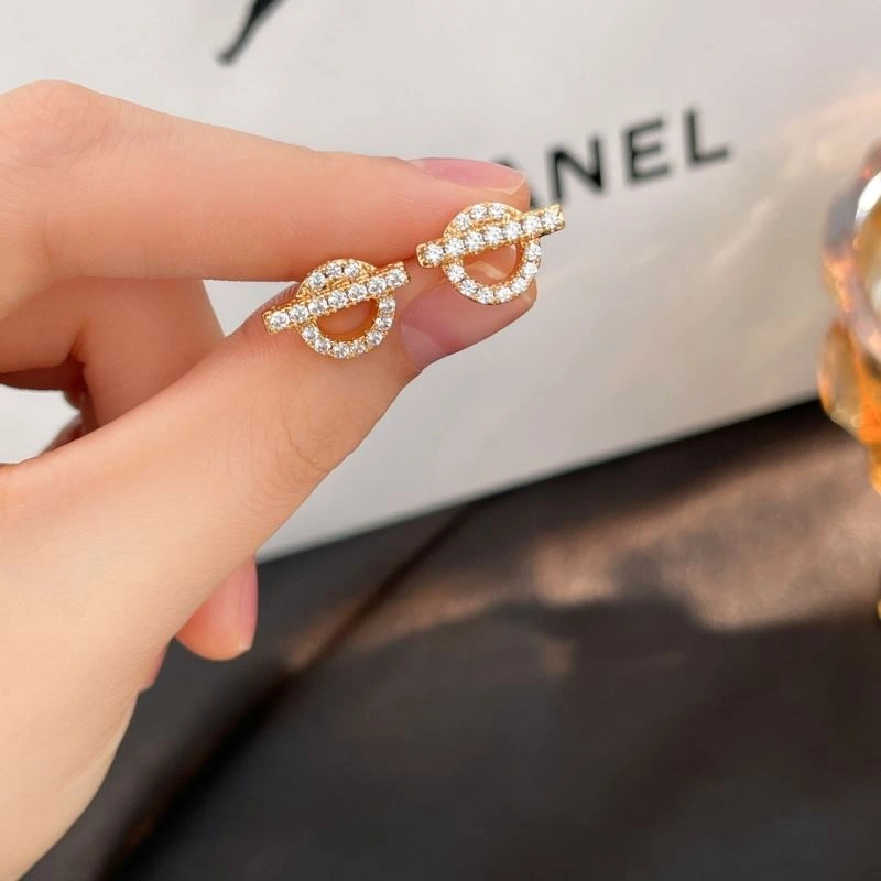 Hermes Earrings Lightweight 247443