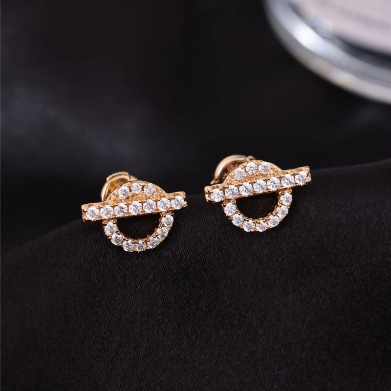 Hermes Earrings Lightweight 247443