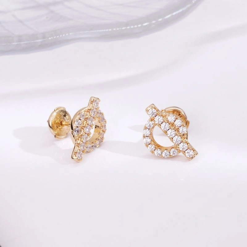 Hermes Earrings Lightweight 247443