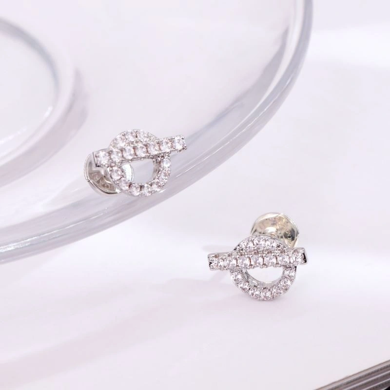 Hermes Earrings Lightweight 247443