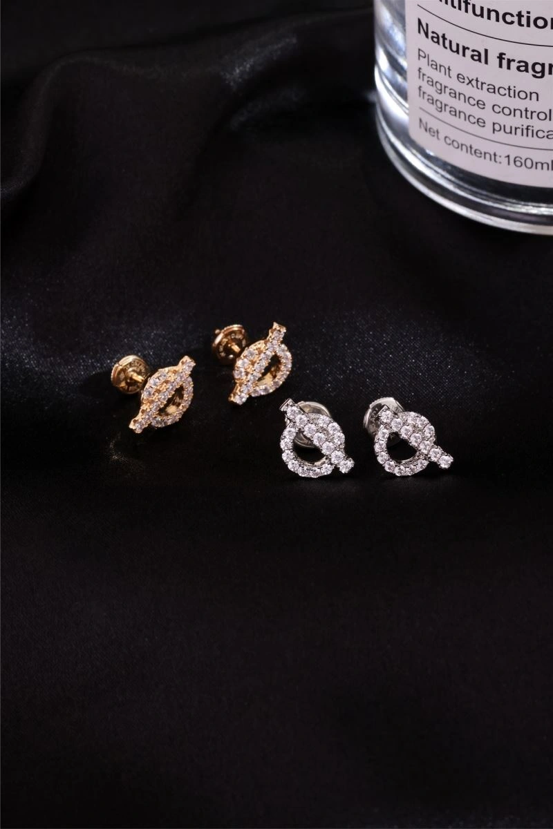 Hermes Earrings Lightweight 247443