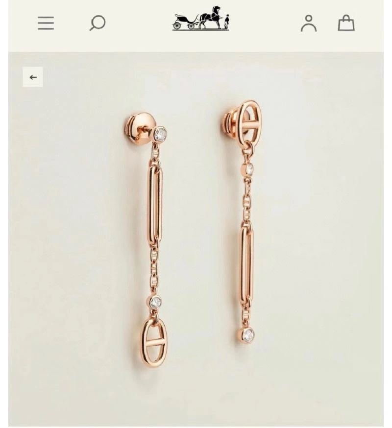 Modern Hermes Earrings 247305