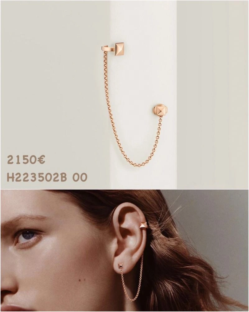 Hermes Earrings Flexible 247296