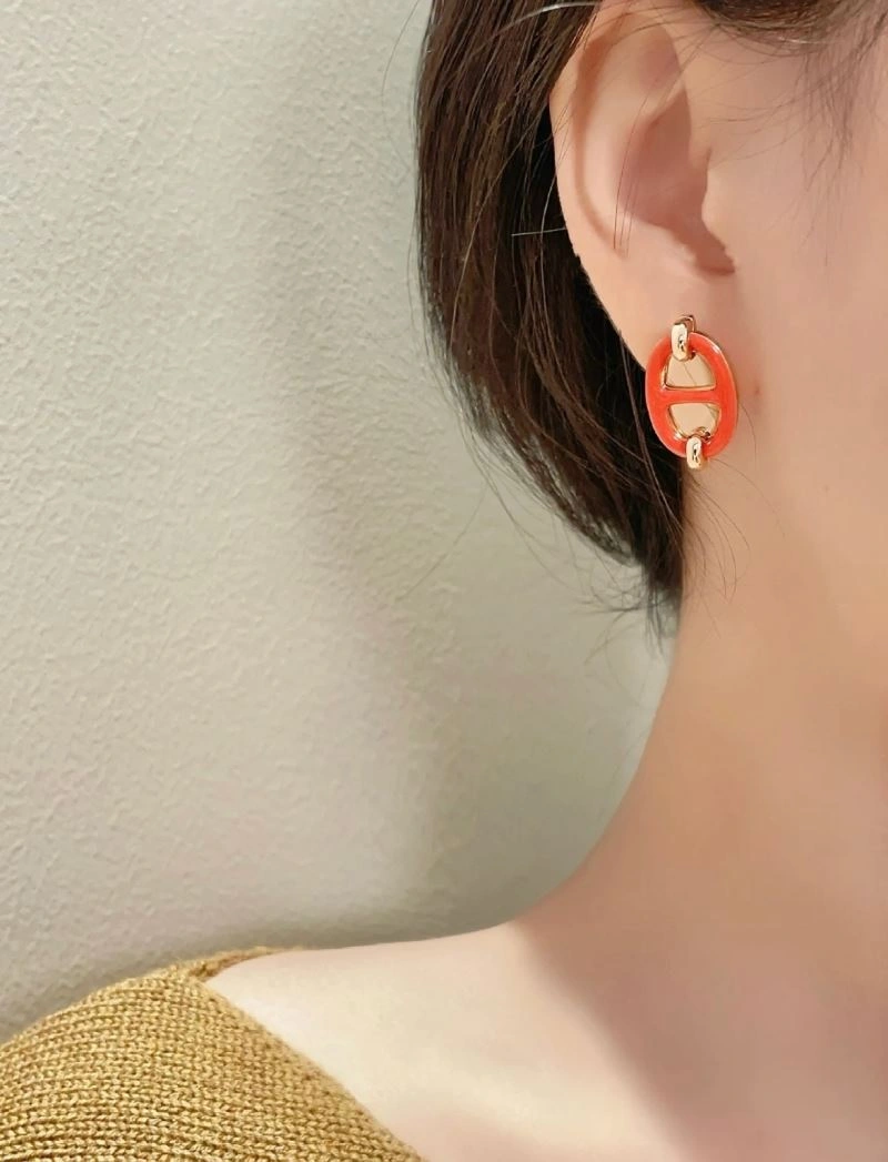 Hermes Earrings Bright 247178