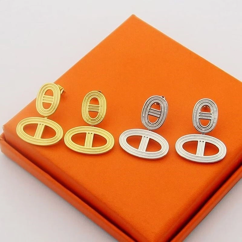 Hermes Earrings Stretchable 246912
