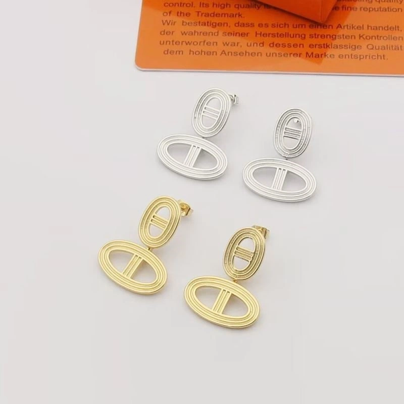 Hermes Earrings Stretchable 246912