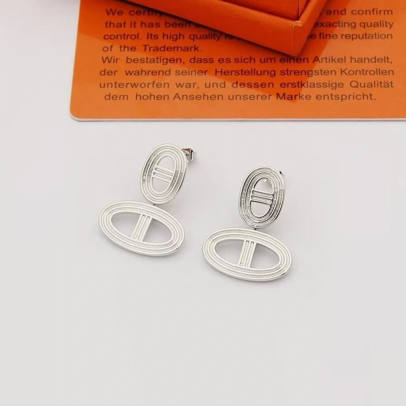 Hermes Earrings Stretchable 246912