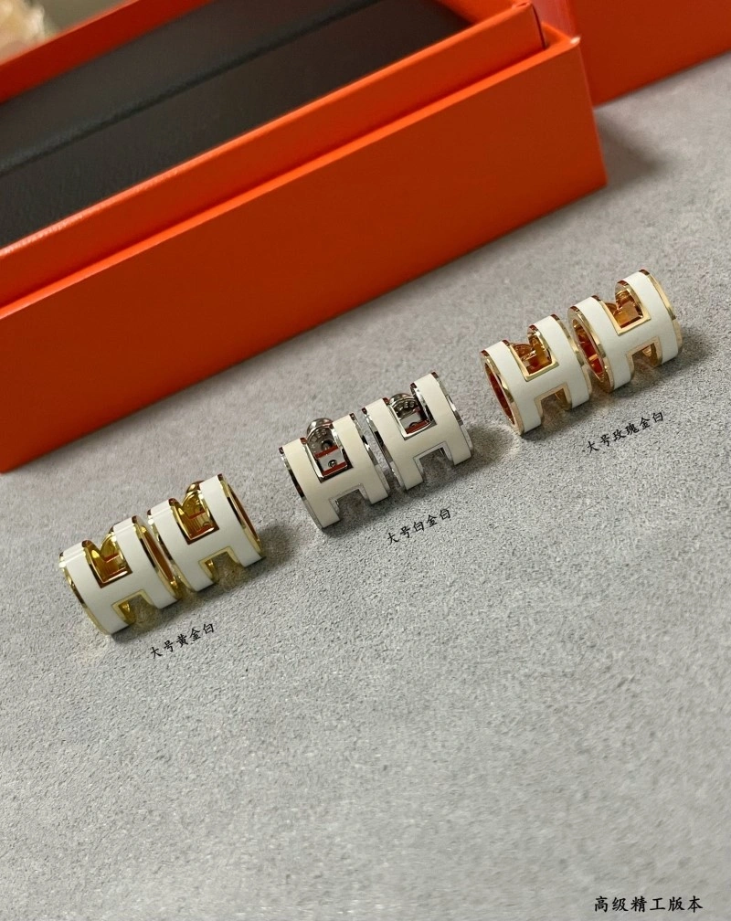 Compact Hermes Earrings 246843