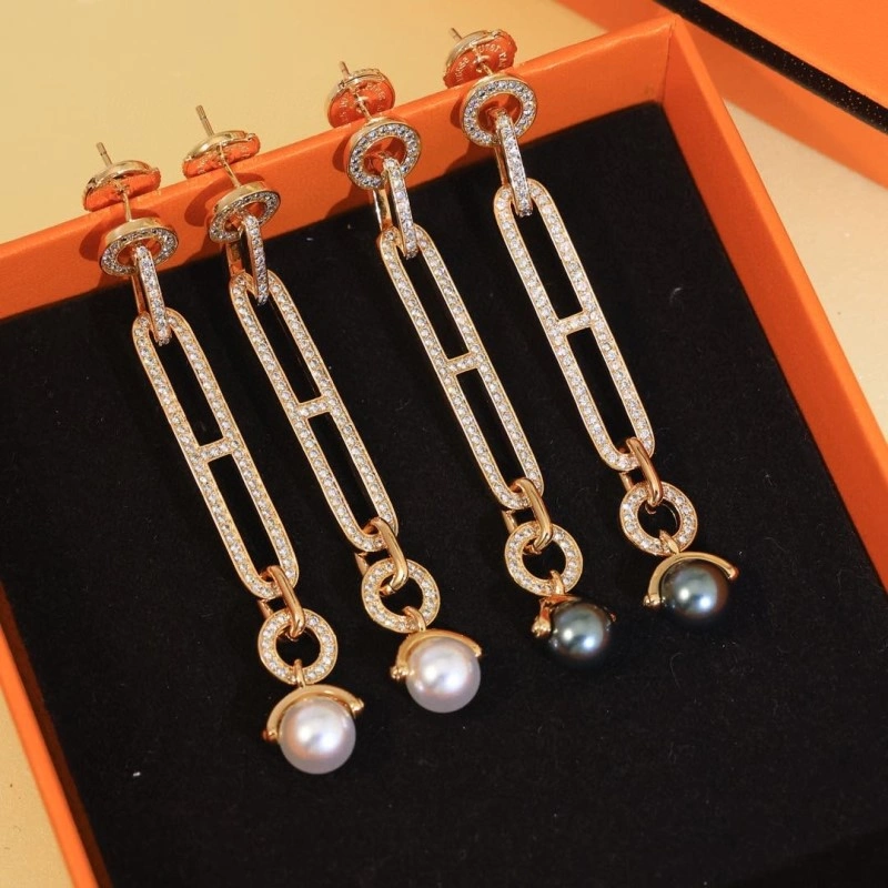 Hermes Earrings Flexible 246808