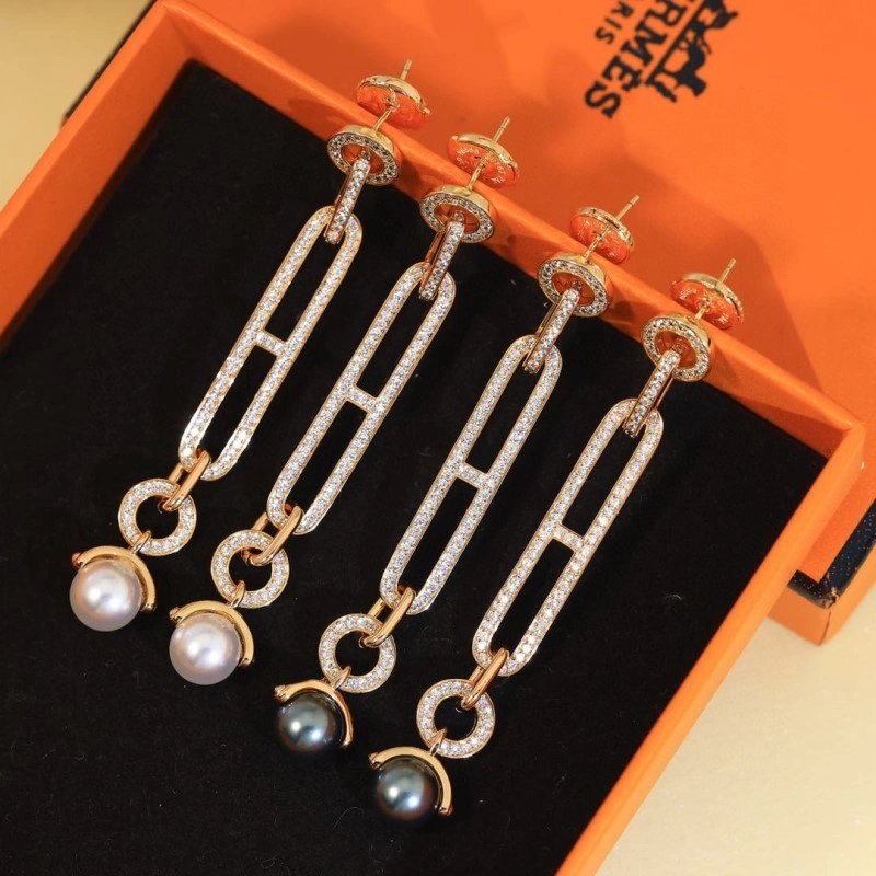 Hermes Earrings Flexible 246808