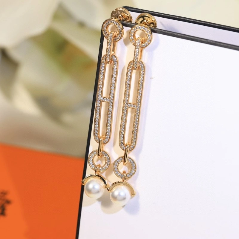 Hermes Earrings Flexible 246808