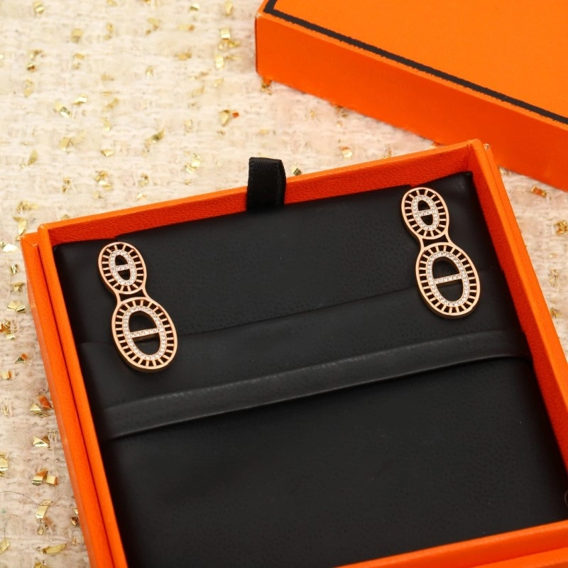 Hermes Earrings Bright 246796